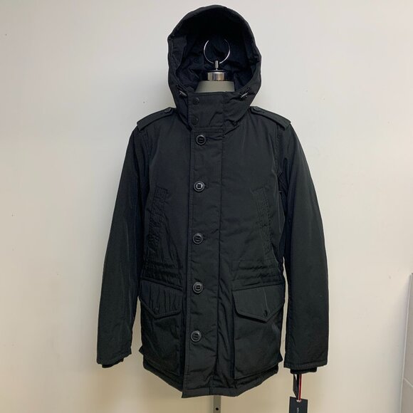 New! TOMMY HILFIGER Winter Jacket Water Resistant Men's Puffer size S/M